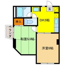 タウン西野の物件間取画像